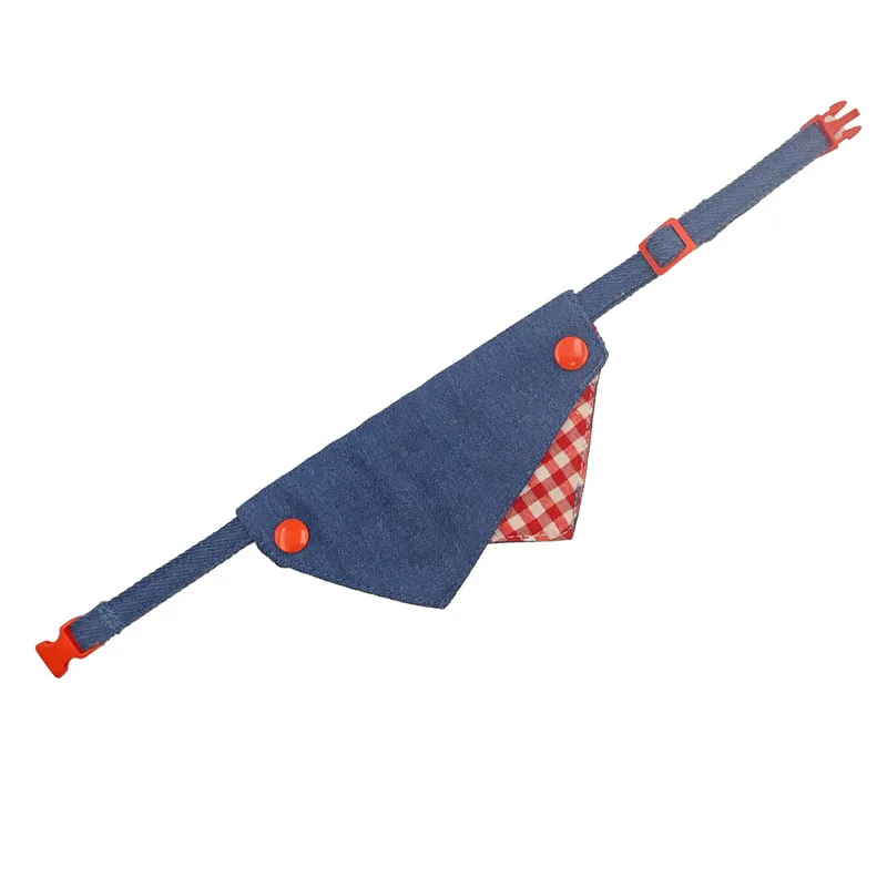 Bandana Réglable En Denim Pour Chien Et Chat – Image 4