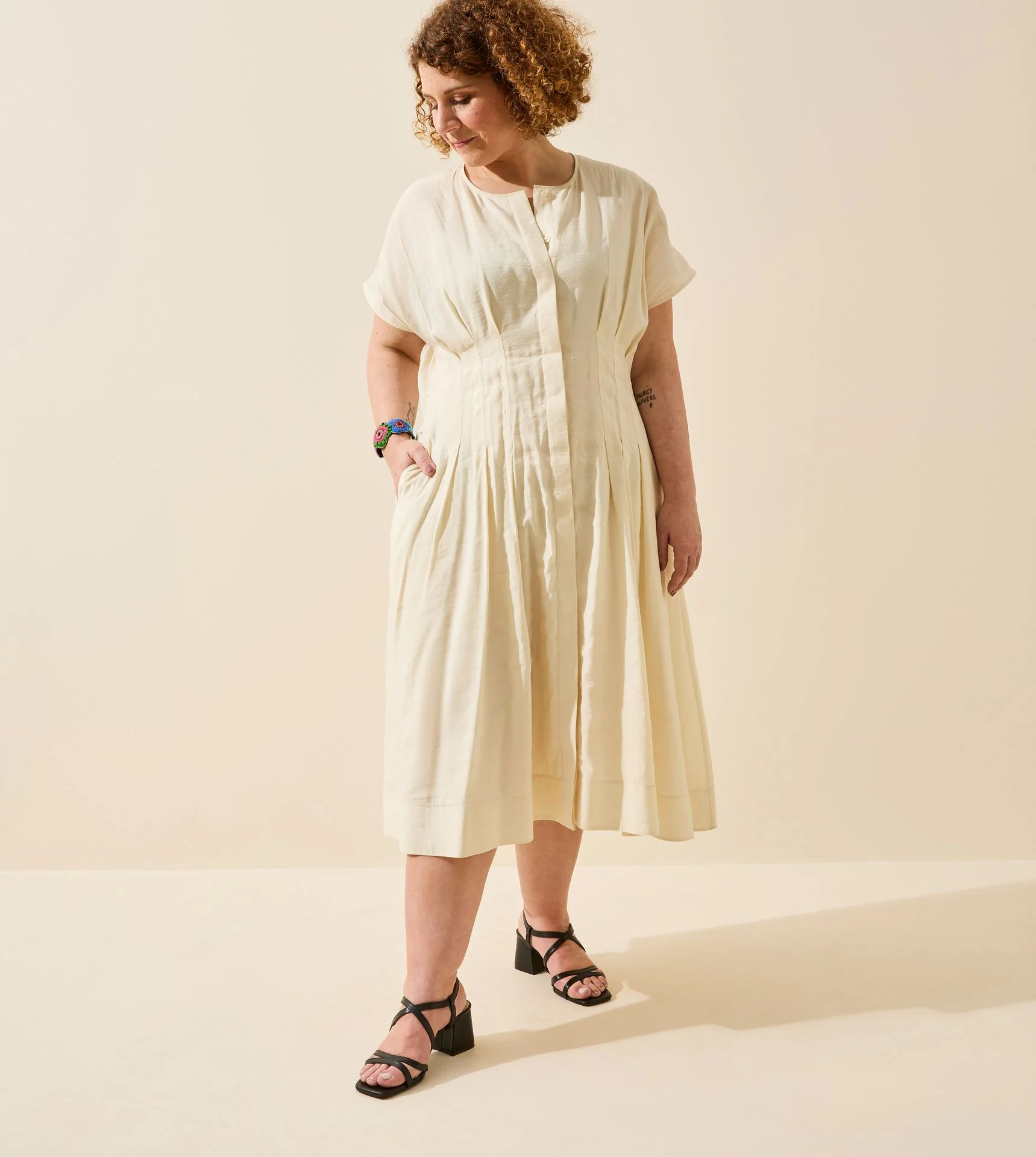 Sandales à talons pieds larges ajustables H - Modele Zoe – Image 2