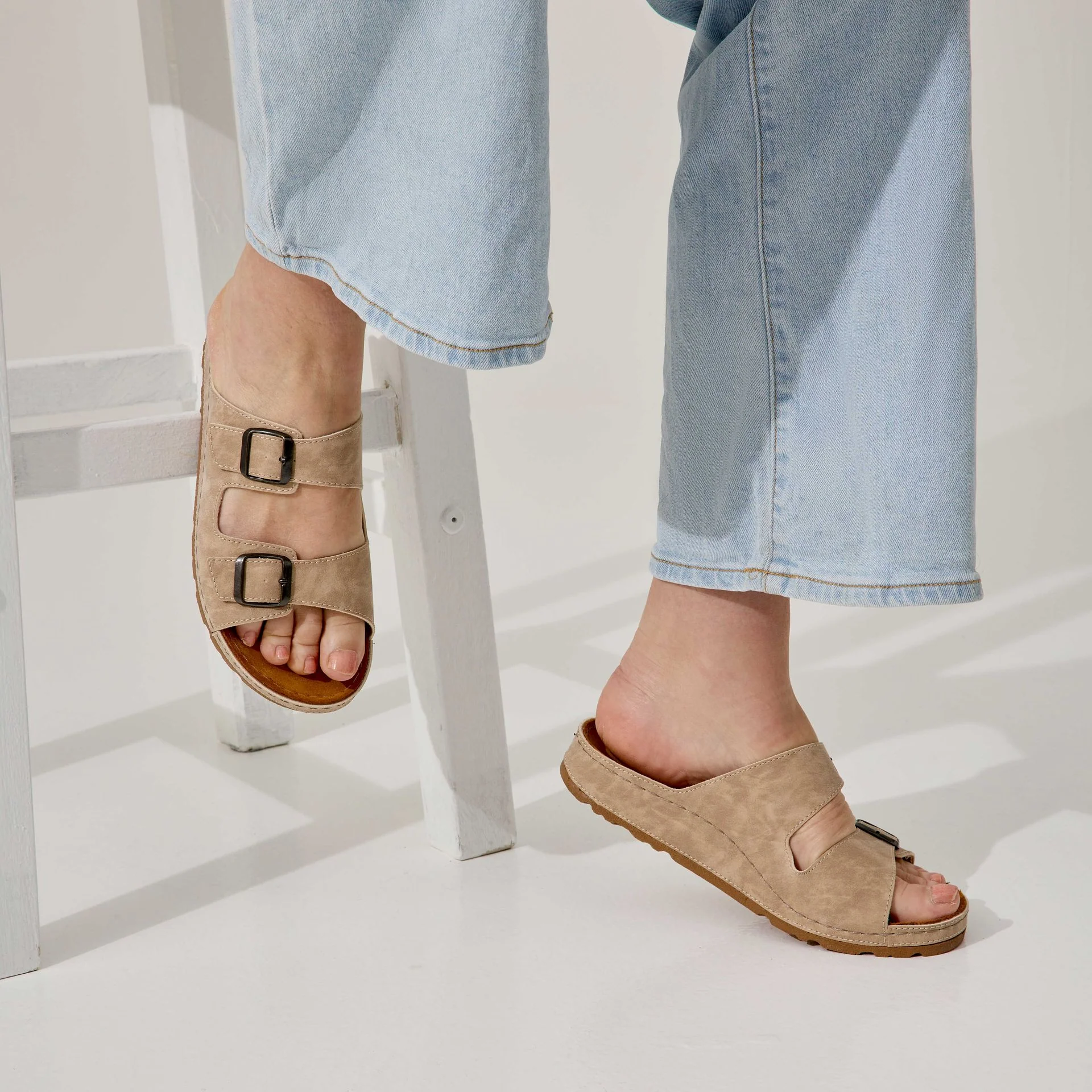 Sandales largeur H pour pieds larges - Modele Hibiscus – Image 2