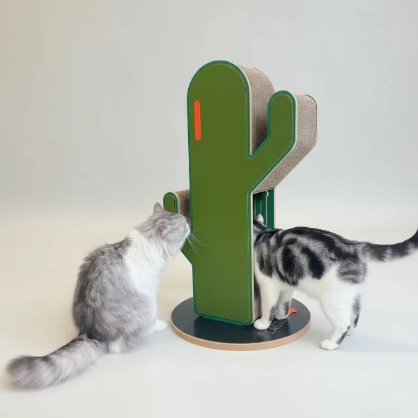 Arbre A Chat Design Cactus Confort Durable – Image 2
