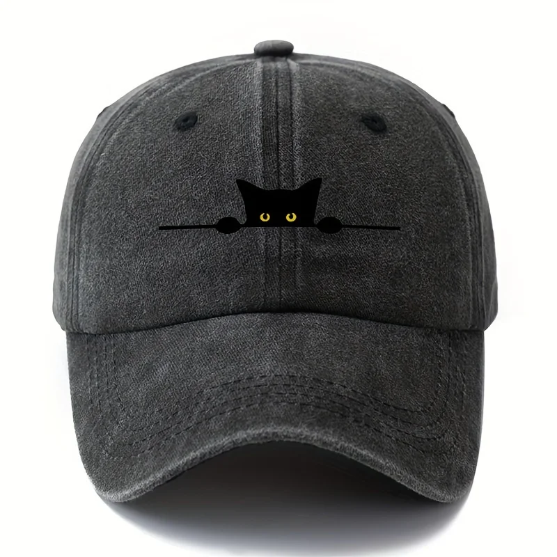 Casquette Avec Un Imprimé Chat – Image 2