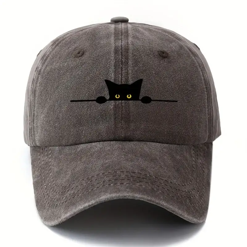 Casquette Avec Un Imprimé Chat – Image 3