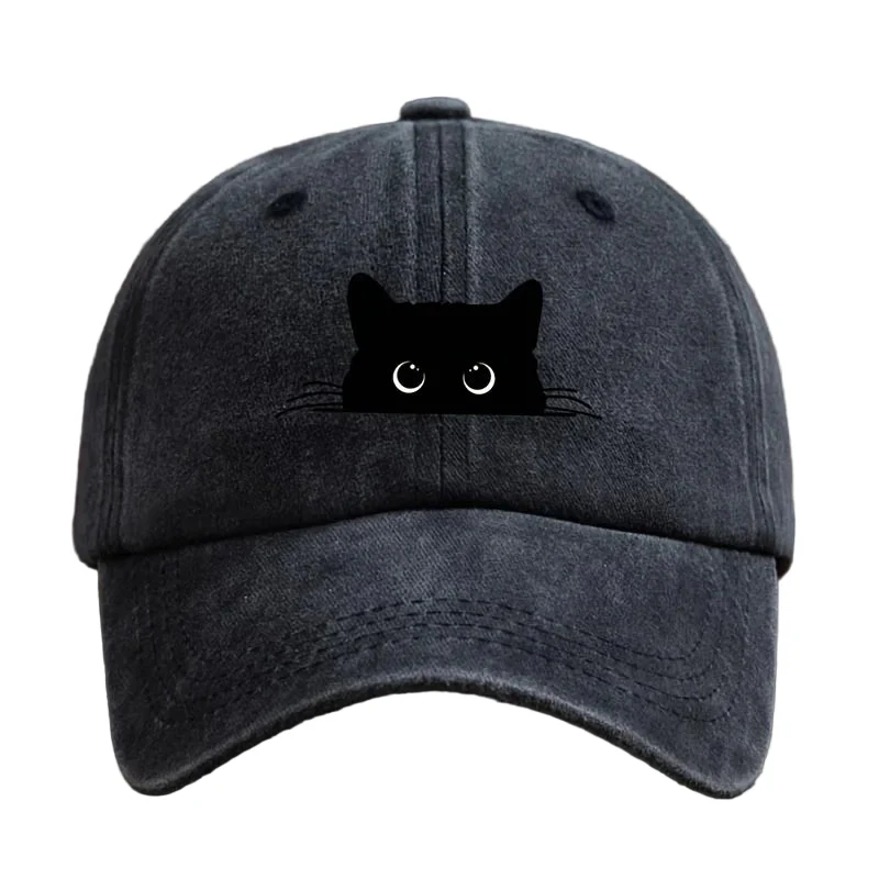 Casquette Imprimé Chat Design Et Elégante – Image 3