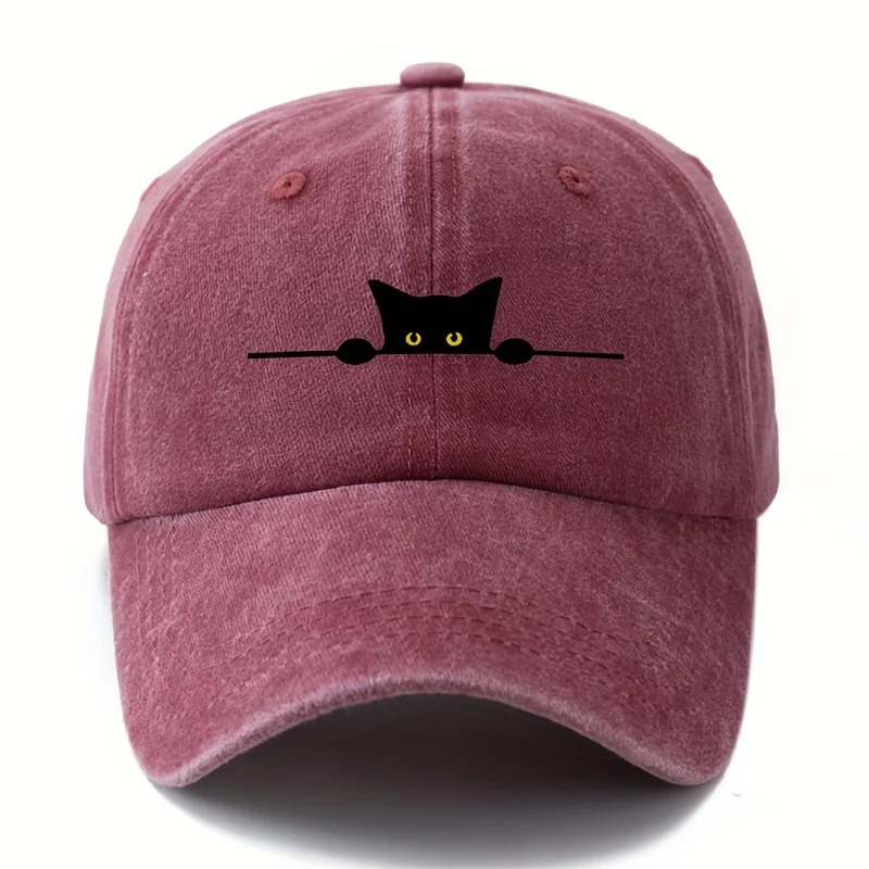 Casquette Avec Un Imprimé Chat – Image 6