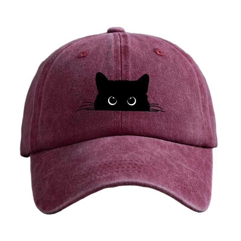 Casquette Imprimé Chat Design Et Elégante – Image 4