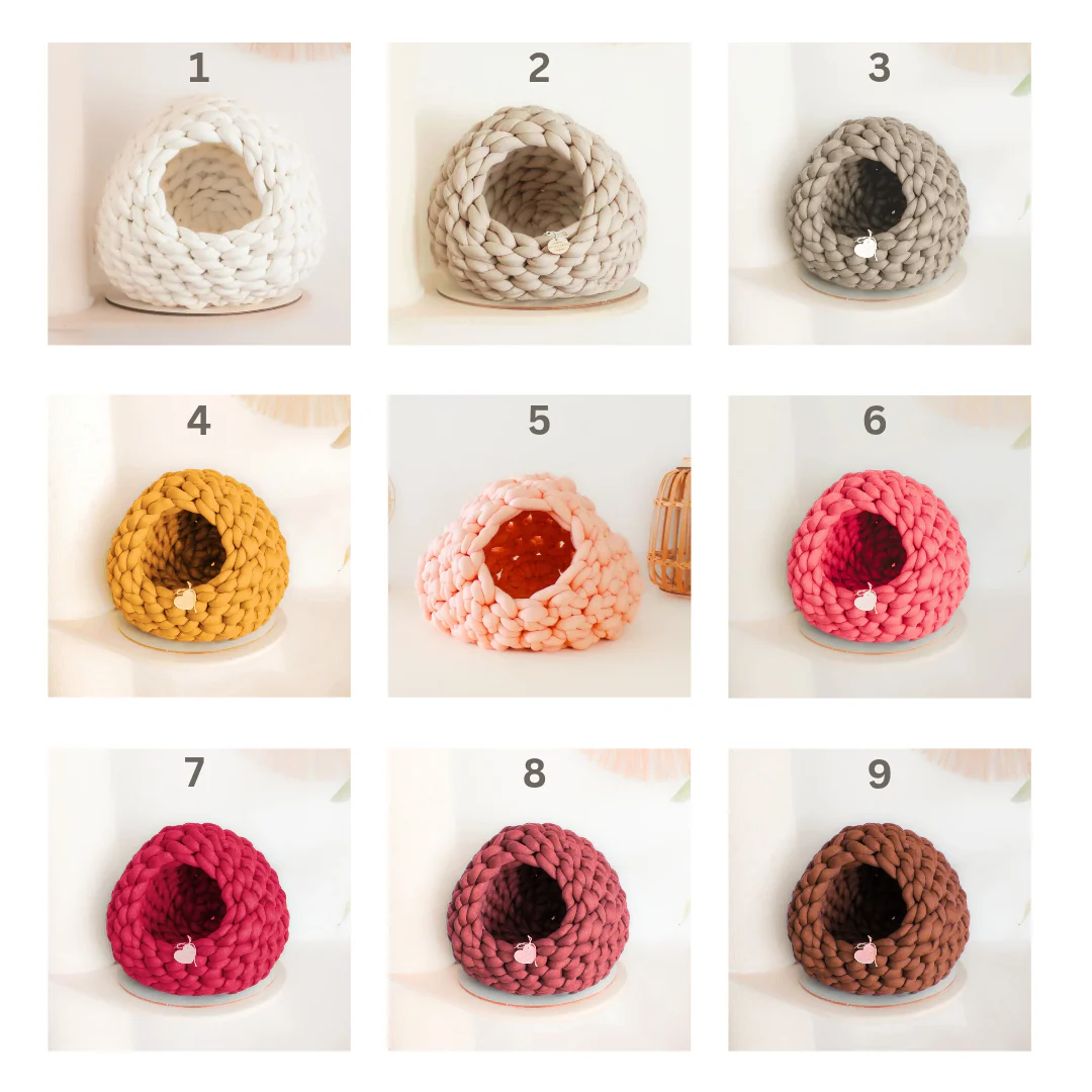 Cocon En Coton Biologique Pour Chat Oscar Et Plume – Image 6