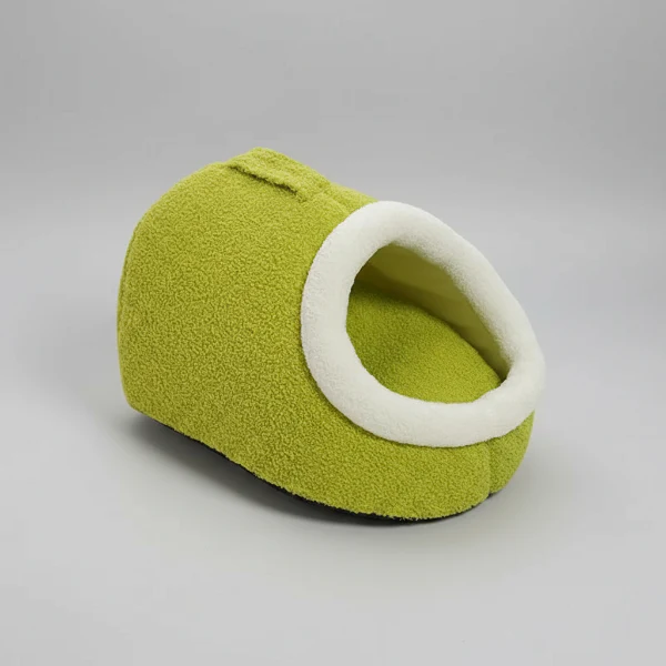 Cocon Confortable Pour Chat En Peluche Douce