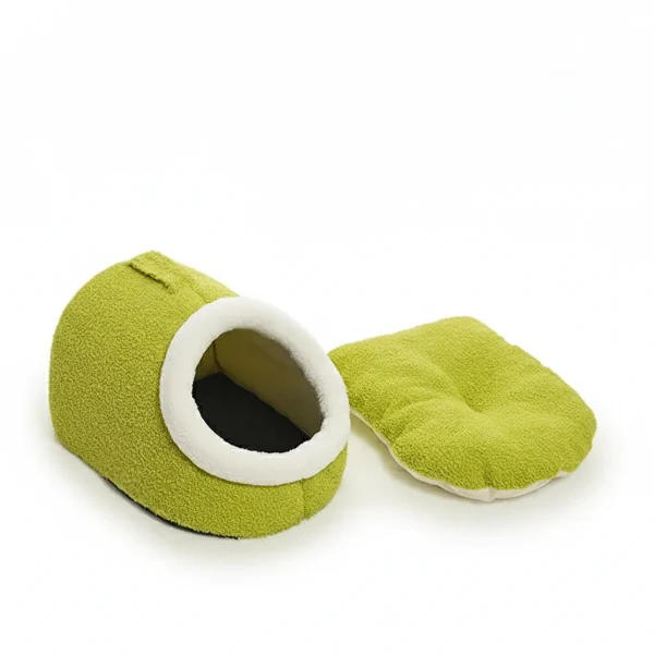 Cocon Confortable Pour Chat En Peluche Douce – Image 5