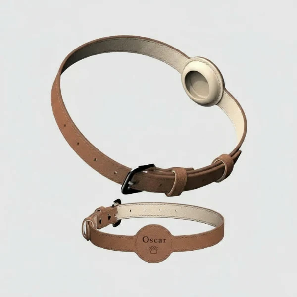 Collier Avec Emplacement Airtag Personnalisable