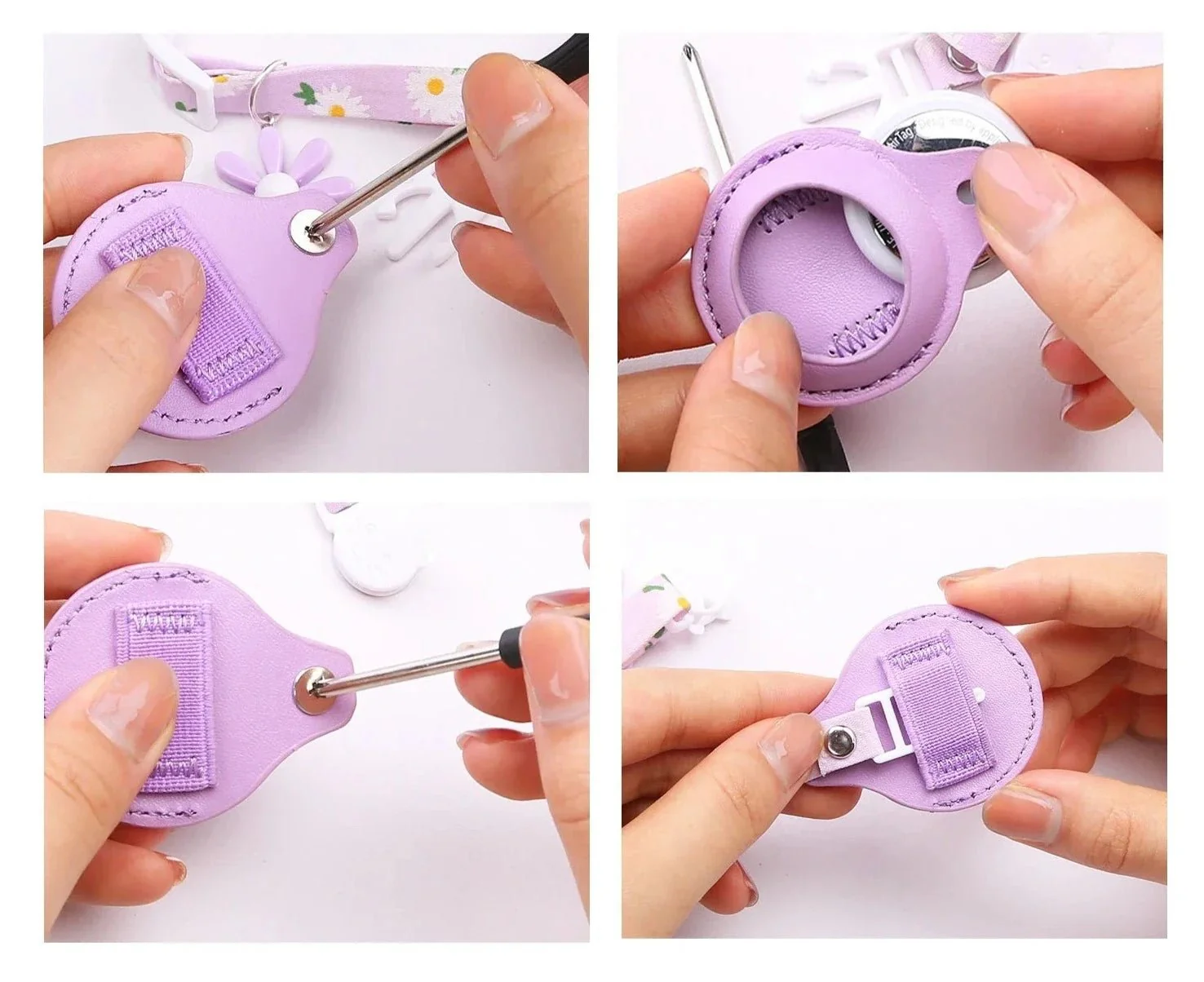 Collier Avec Porte-Airtag Pour Chien et Chat – Image 6