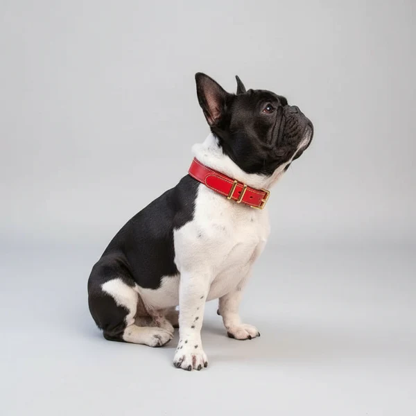 Collier En Cuir Avec Emplacement Airtag – Image 5