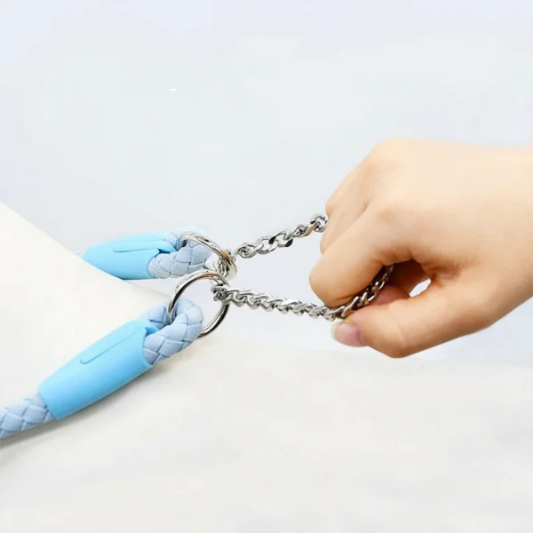 Collier Et Laisse Résistant Tressé Pour Chien – Image 4