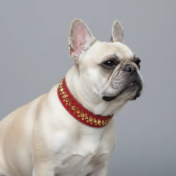 Collier Pour Chien Design Cuir Clouté – Image 5