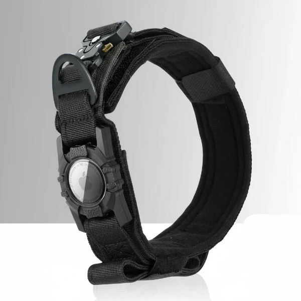 Collier Pour Grand Chien Avec Poignée Et Emplacement AirTag