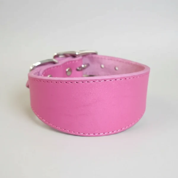 Collier Large En Cuir Véritable Pour Lévrier