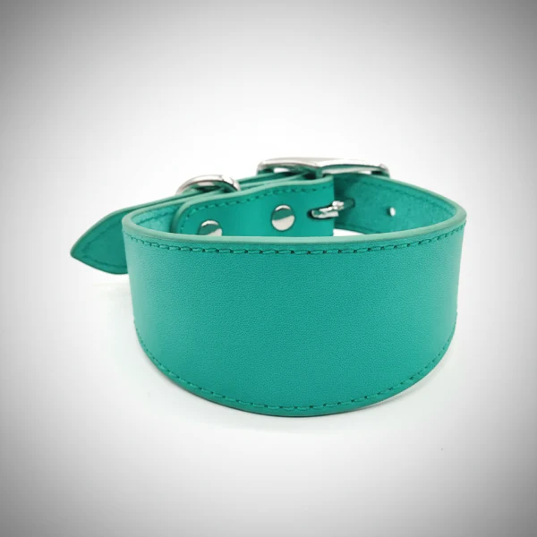 Collier Large En Cuir Véritable Pour Lévrier – Image 5