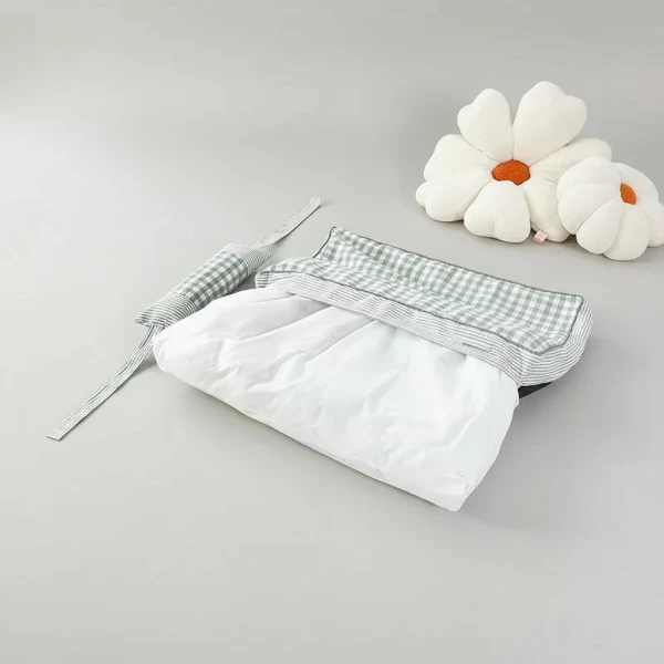 Coussin Déhoussable En Coton Avec Oreiller Pour Chien – Image 6