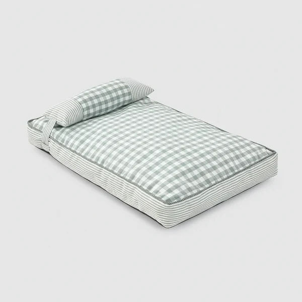 Coussin Déhoussable En Coton Avec Oreiller Pour Chien