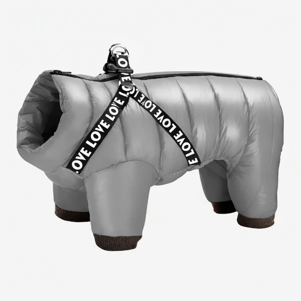 Doudoune Imperméable Avec Harnais Intégré Pour Chien – Image 6