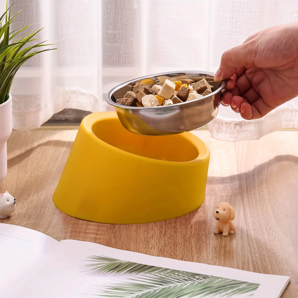 Gamelle Ergonomique En Acier Inoxydable Pour Petit Chien – Image 5