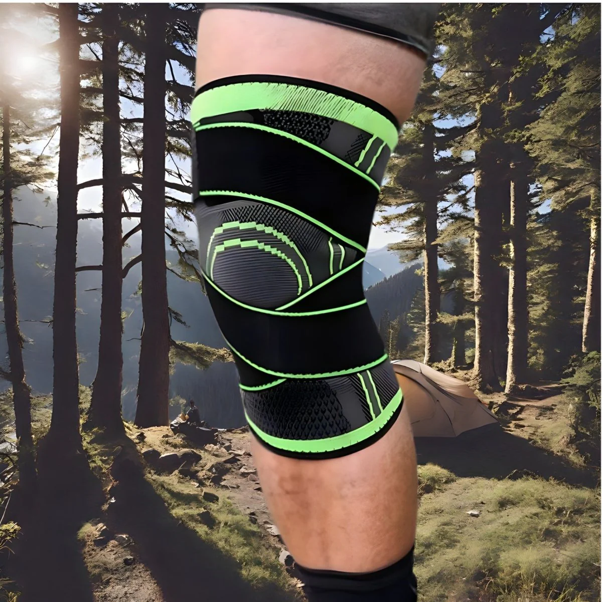 Genouillère de randonnée flexible et respirante | Montelac – Image 3