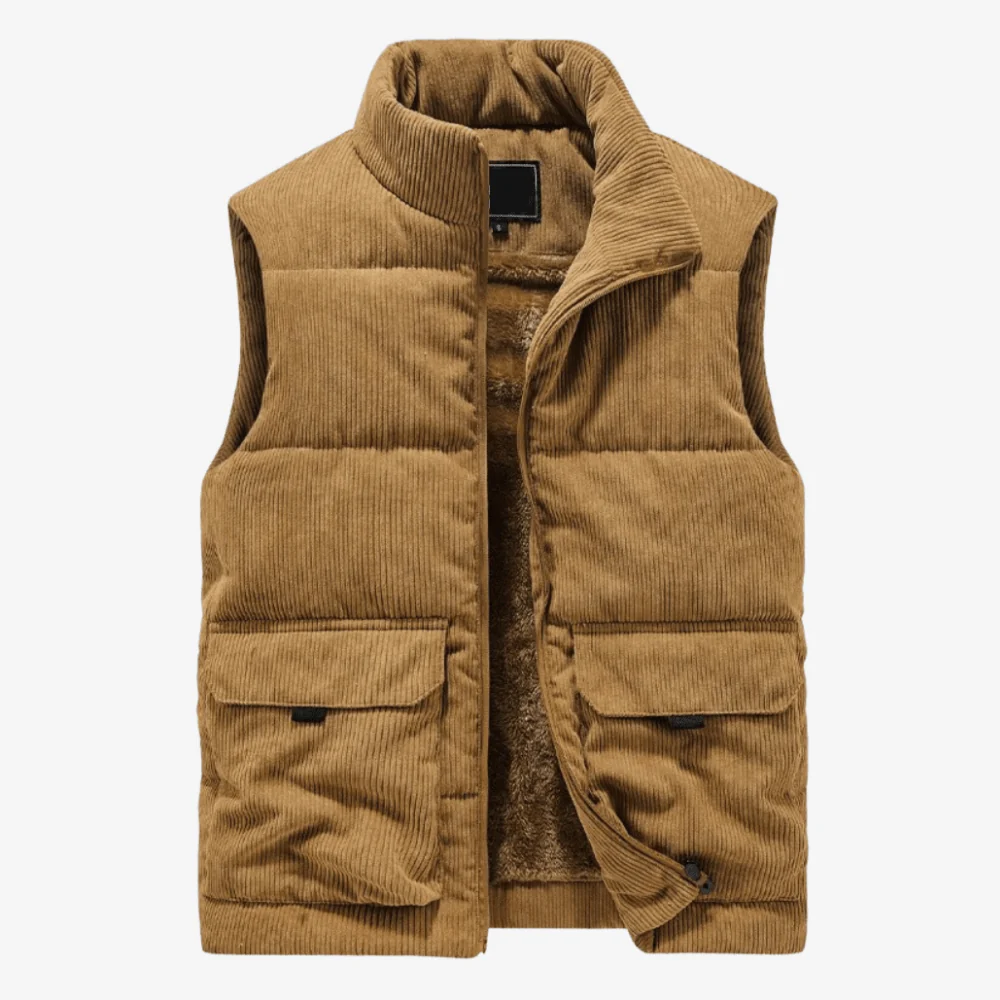 Gilet matelassé chaud en polyester pour homme | Montelac