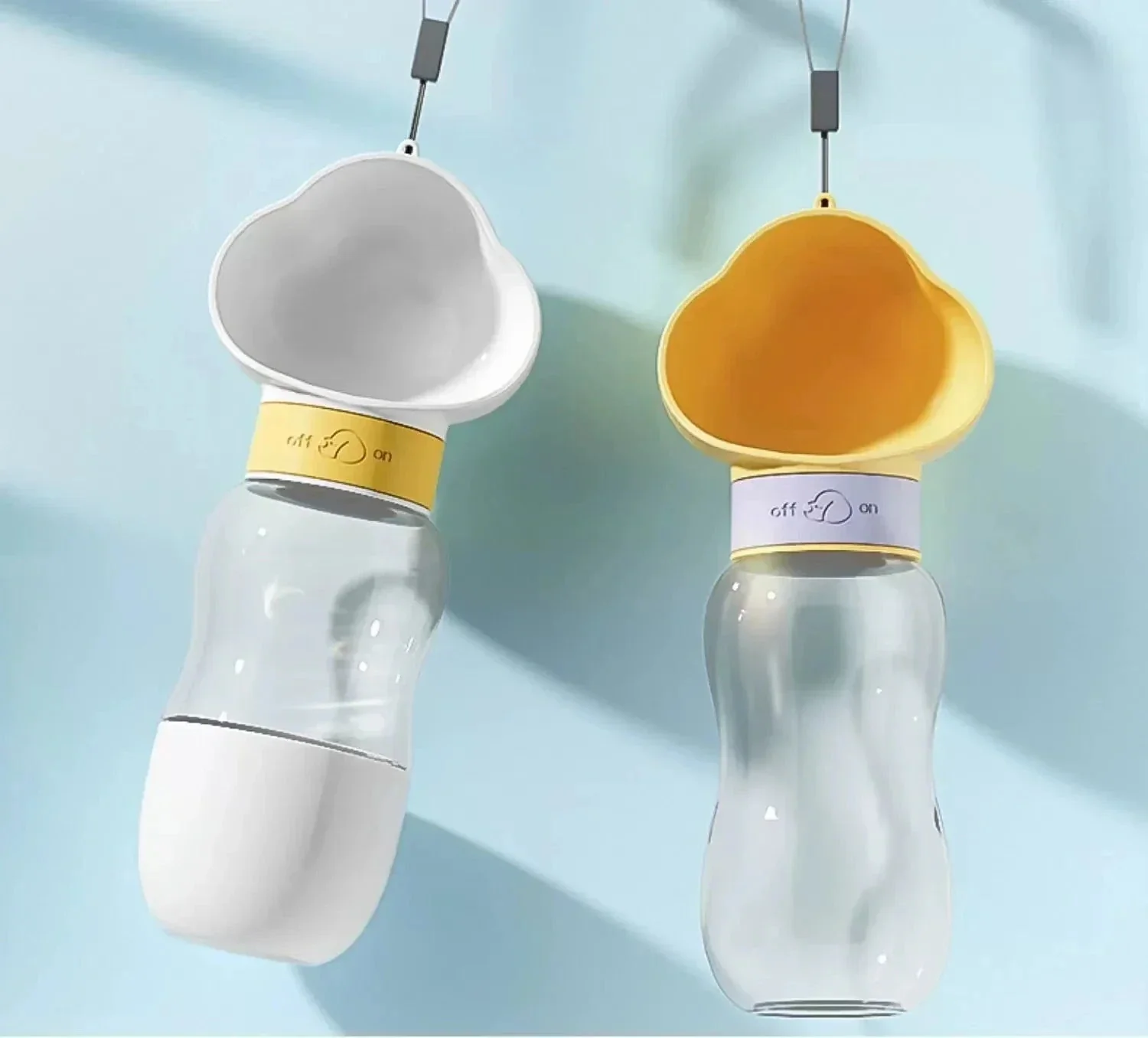 Gourde Avec Compartiment A Croquette Pour Chien Et Chat – Image 9