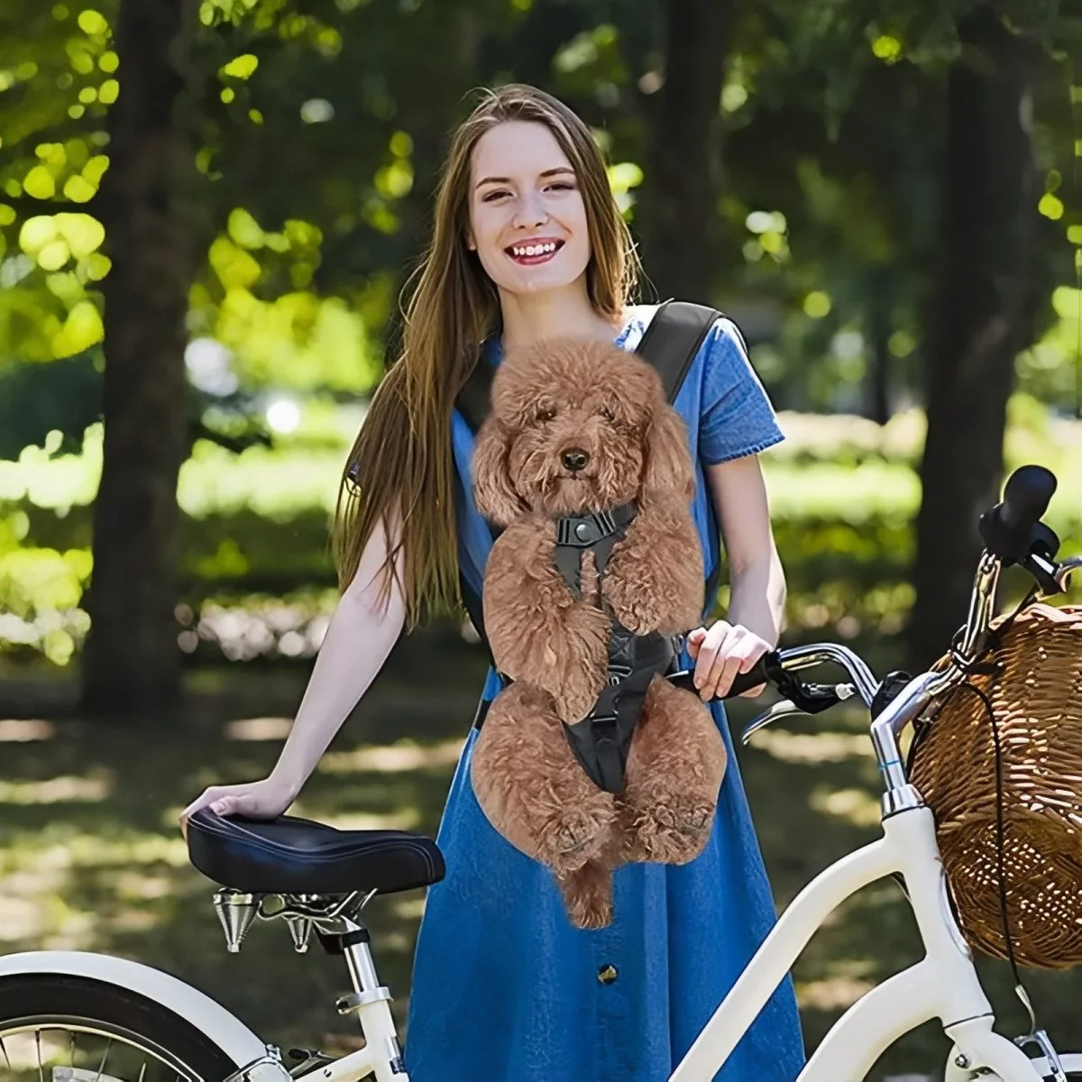 Harnais ventral respirant pour chien de randonnée – Image 2