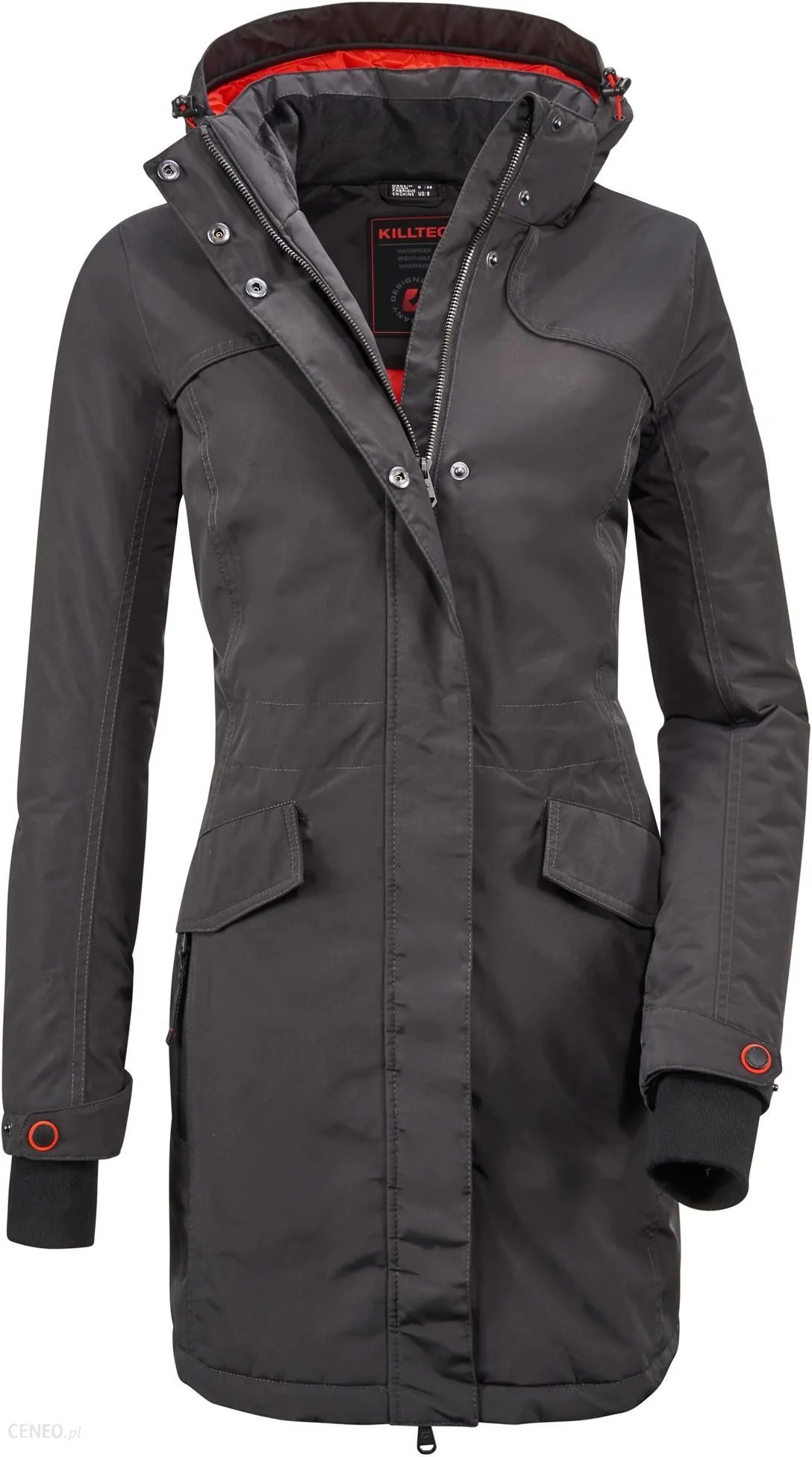 MANTEAU VILLE ISOLÉ FEMME CHARCOAL GRINDAVIK – Image 3
