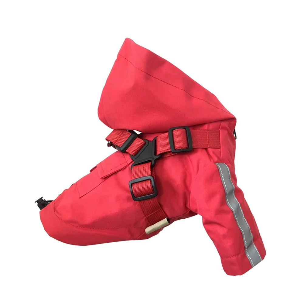 Imperméable Pour Chien Avec Capuche Et Anneau Laisse – Image 8
