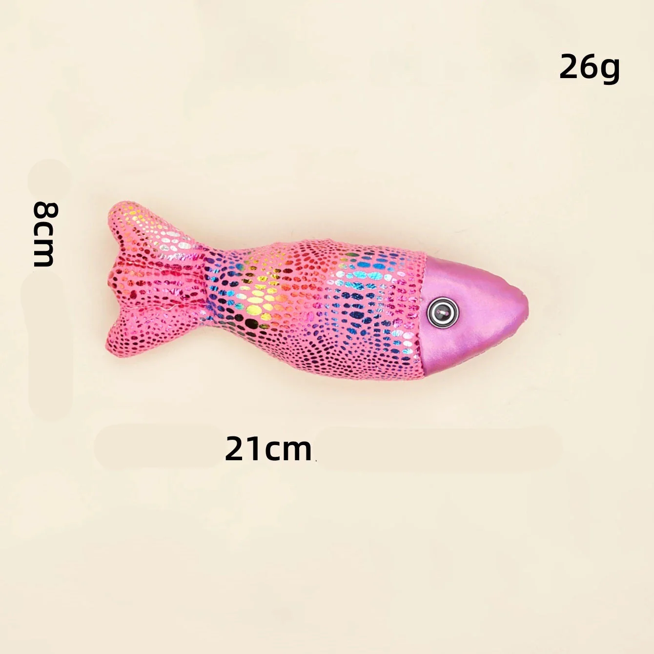 Jouet Poisson Coloré Pour Chat Avec Clochette Sonore – Image 4