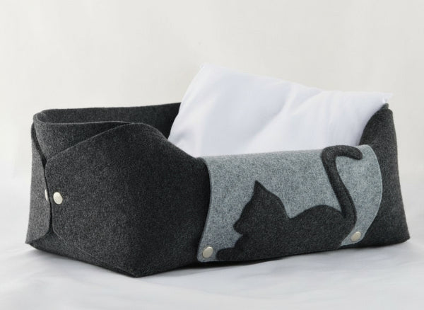 Lit Douillet En Feutre Pour Chat – Image 6