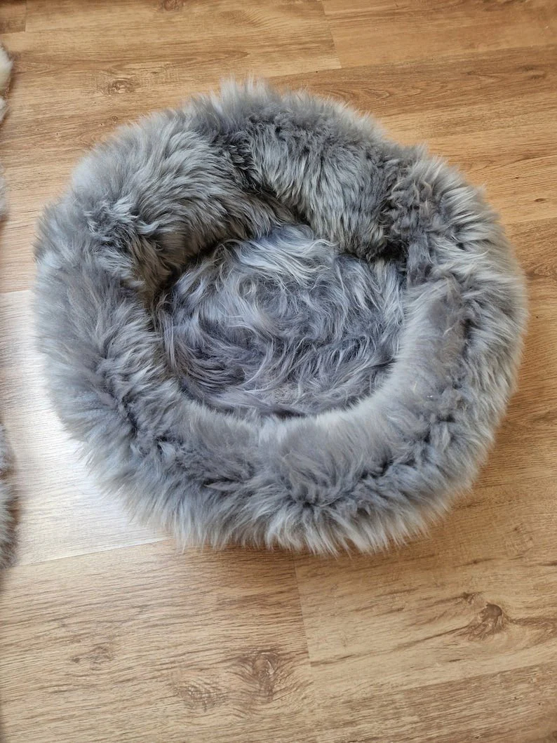 Lit Peau De Mouton Chien et Chat Confort Luxe – Image 5