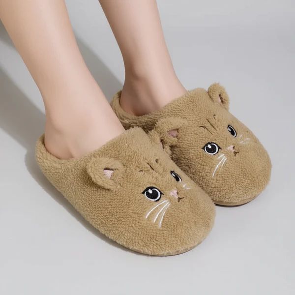 Chaussons Chat Pour Adulte Douillets – Image 2