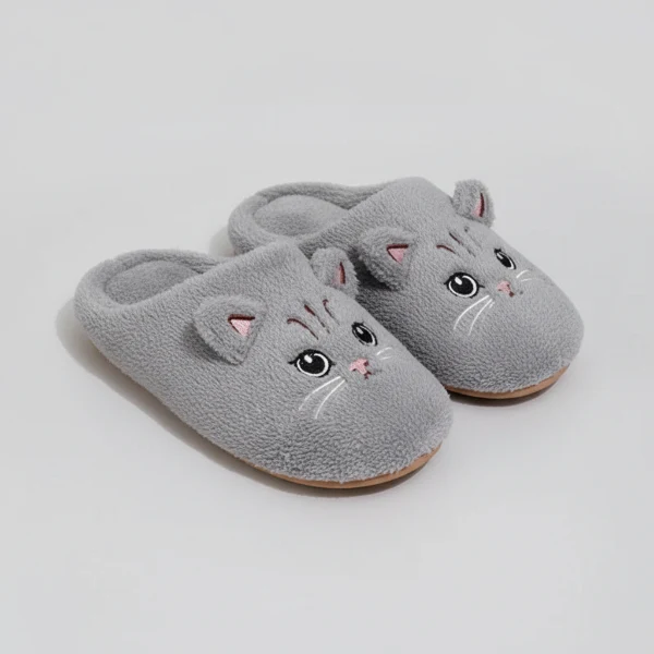 Chaussons Chat Pour Adulte Douillets