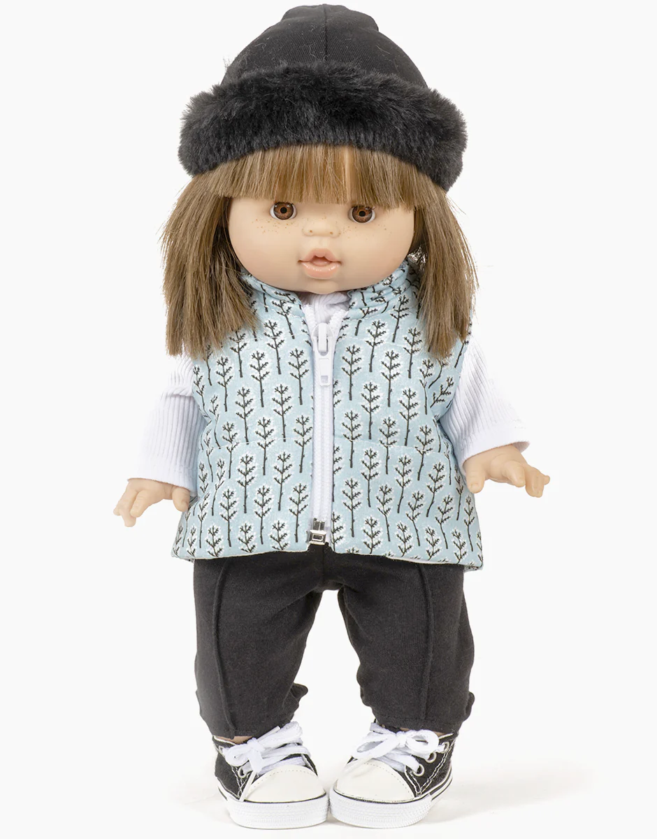 Ensemble sous-pull, fuseau, bonnet - Poupées "Gordis" – Image 2