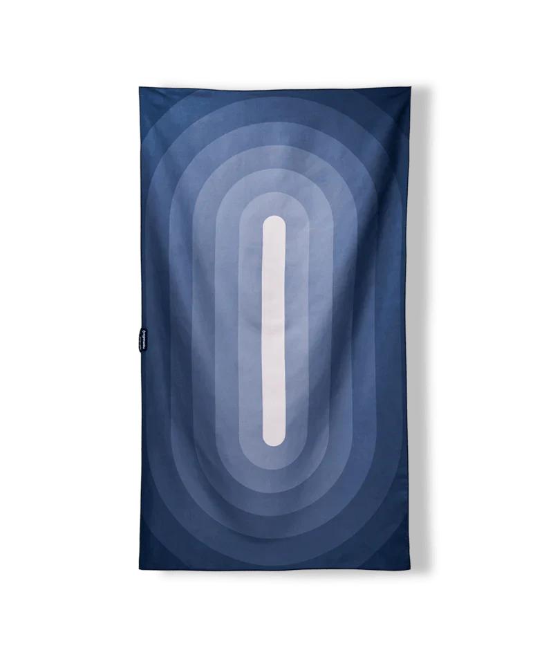 SERVIETTE PLAGE, ULTRALÉGÈRE VISION NAVY