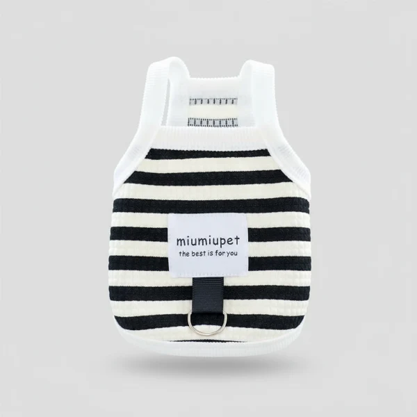 T-shirt Rayé Pour Chien Confortable – Image 3