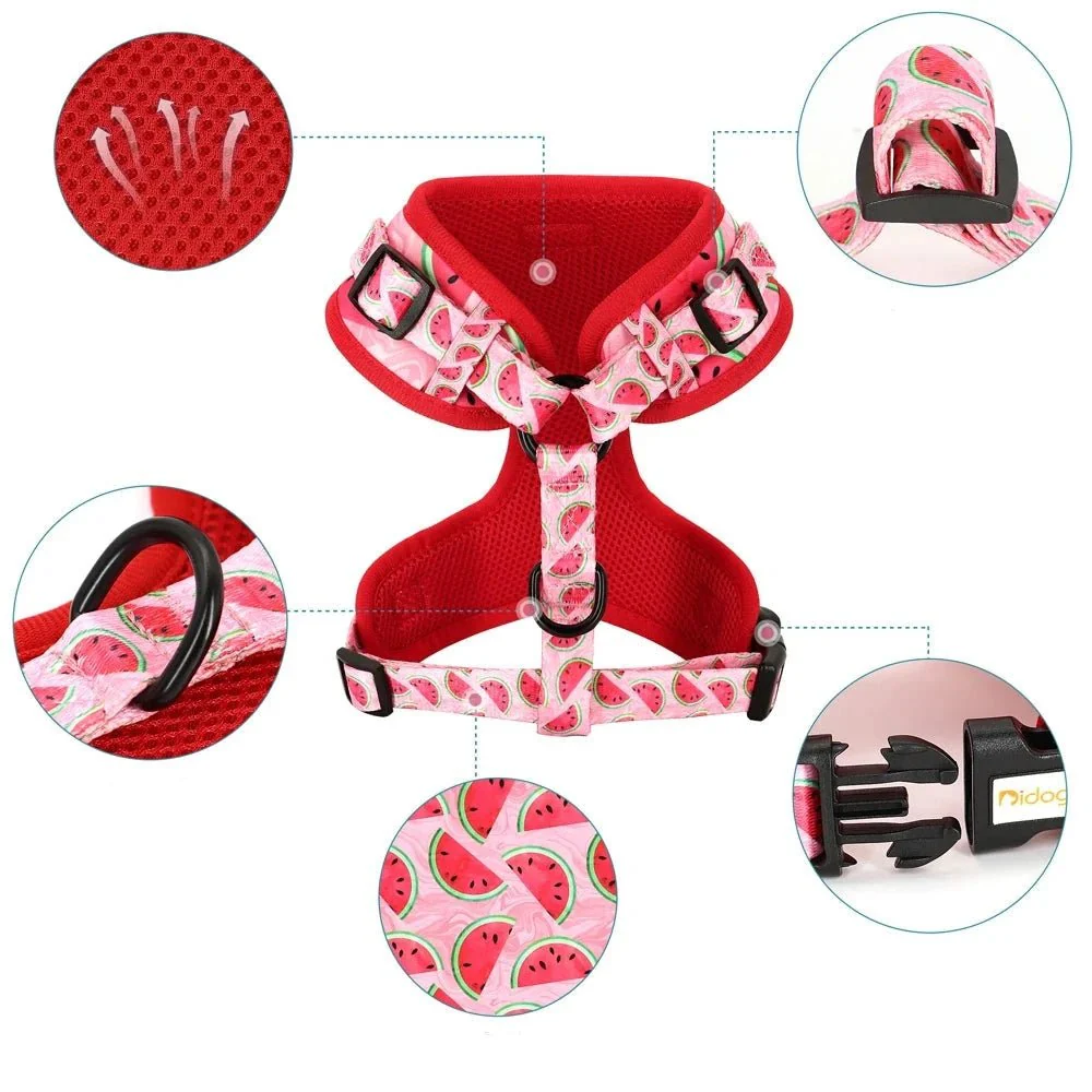 Ensemble harnais et laisse à motif pour chien – Image 7