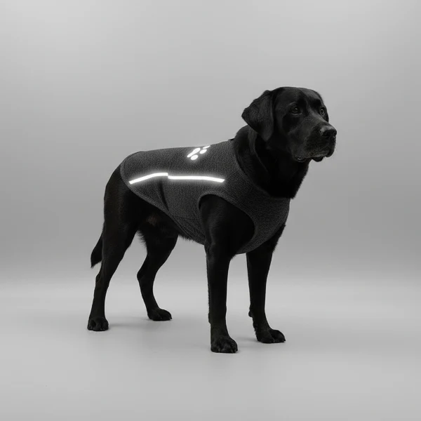 T-shirt fin avec bande réfléchissante pour chien – Image 7