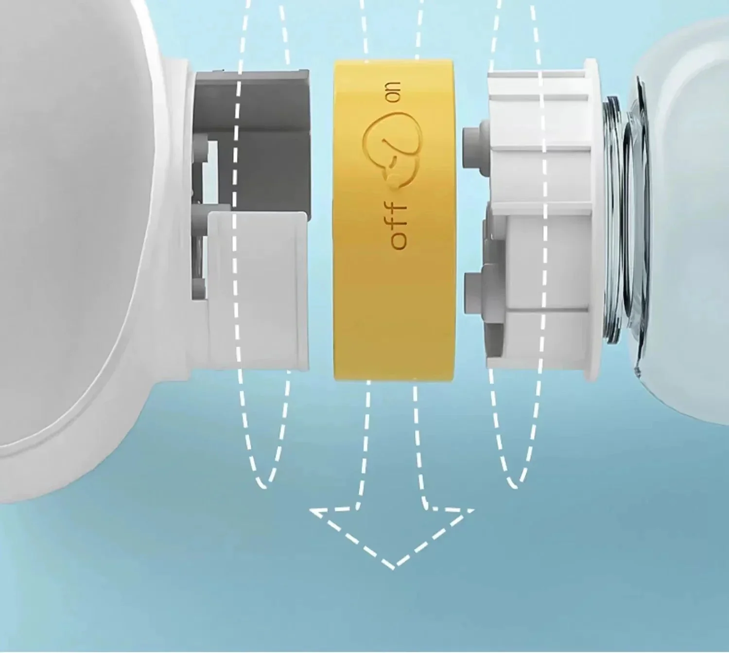 Gourde Avec Compartiment A Croquette Pour Chien Et Chat – Image 7