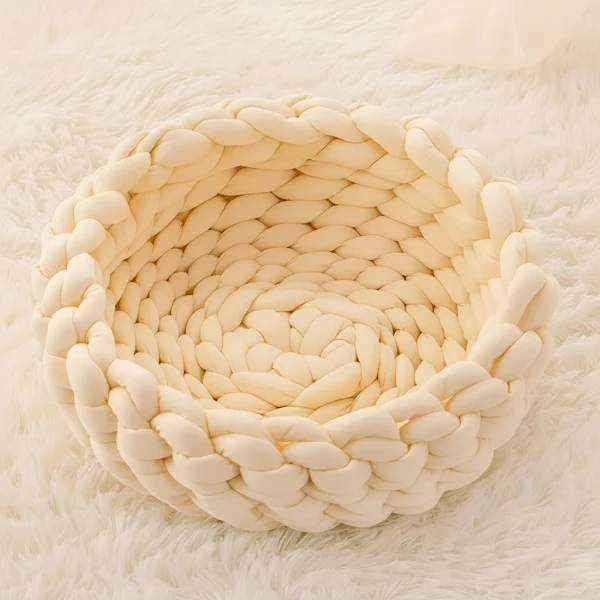 Panier Design Pour Chat En Maille Epaisse – Image 7