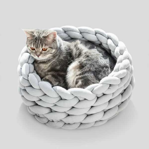 Panier Design Pour Chat En Maille Epaisse – Image 9