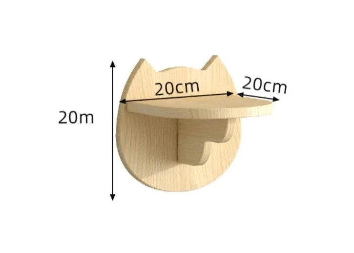 Parcours D'Escalade Pour Chat En Bois Naturel – Image 9