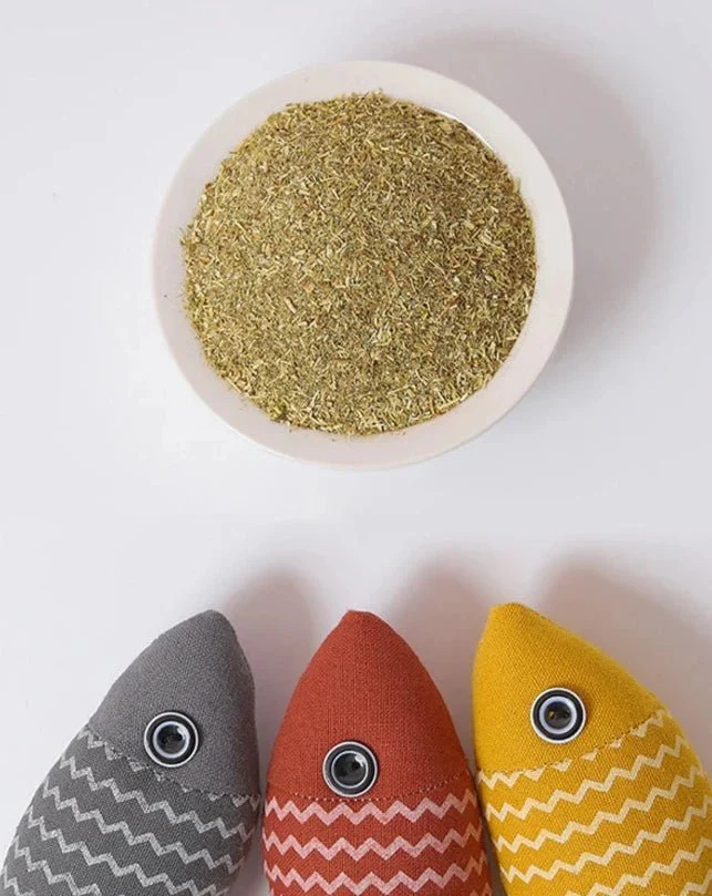 Jouet En Forme Poisson Herbe À Chat – Image 5