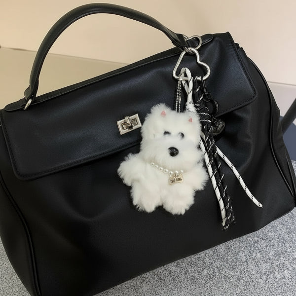 Porte-Clés Chien En Peluche Pour Sac – Image 4