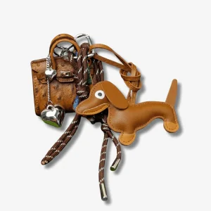 Porte-clés Elégant Teckel Avec Mini Sac