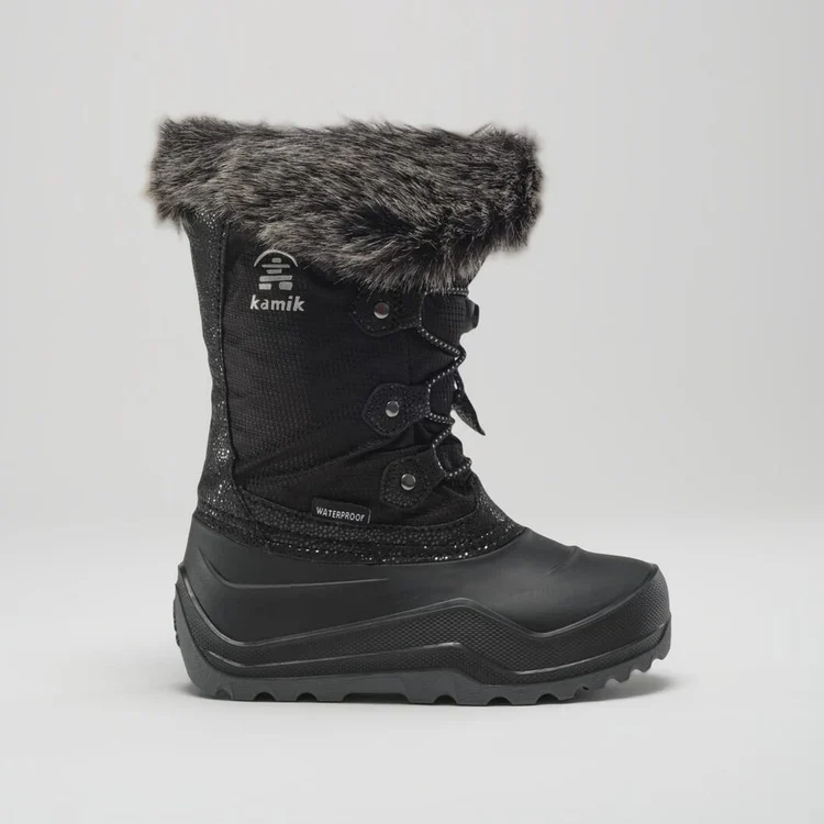 BOTTES HIVER ENFANT, POWDERY 3 NOIR (10 À 13) – Image 6