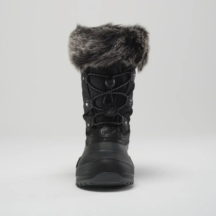 BOTTES HIVER ENFANT, POWDERY 3 NOIR (1 À 6) – Image 4