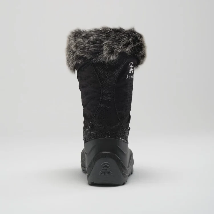 BOTTES HIVER ENFANT, POWDERY 3 NOIR (10 À 13) – Image 5